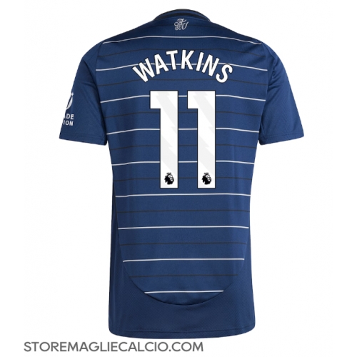 Aston Villa Ollie Watkins #11 Maglia Gara Terza Repliche 2024-25 Maniche Corte Aston Villa Ollie Watkins #11 Maglia Gara Terza Repliche 2024-25 Maniche Corte
